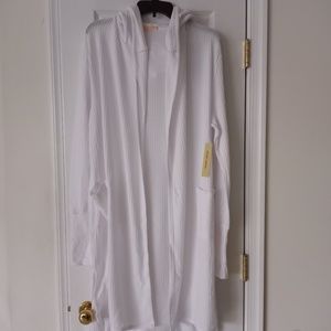 NWT Sweet Romeo Long Thermal HOODED Long Cardigan XL